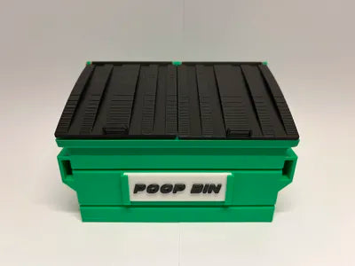 Desk Dumpster Bin - Desktop Storage Mini Trash Can