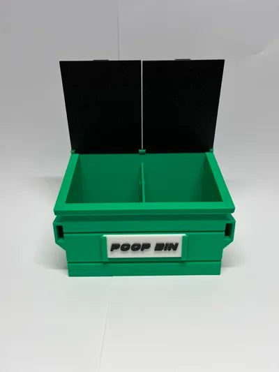Desk Dumpster Bin - Desktop Storage Mini Trash Can