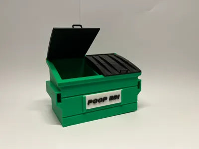 Desk Dumpster Bin - Desktop Storage Mini Trash Can