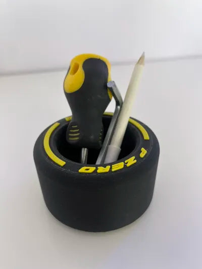 Race Tyre Pen Holder Set