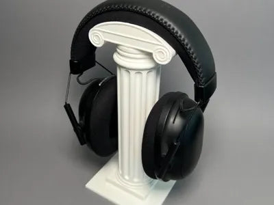 Greek Column Headphone Stand — ionic pillar desk headphone holder, Australian made
