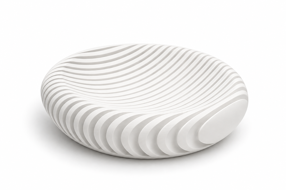 Contour Bowl holding keys and rings on a nightstand