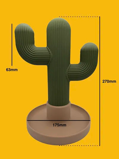 Cactus Headphone and Watch Stand cactus arm detail — close-up