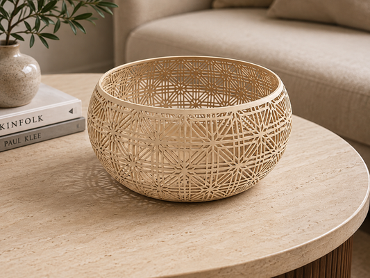 Filigree Bowl — geometric openwork decorative bowl, made to order in Melbourne
